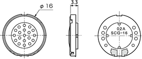 SCG-16A Dimensions